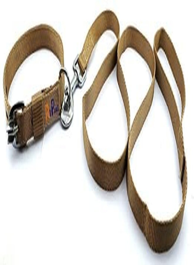 Pups&Pets طقم طوق ومقود للحيوانات الأليفة من Pups&Pets، مقاس 22 مم، شريط نايلون ناعم قابل للتعديل، طوله 0.75 بوصة، مناسب للكلاب والجراء من السلالات الصغيرة والمتوسطة (أخضر فاتح). - Image 3